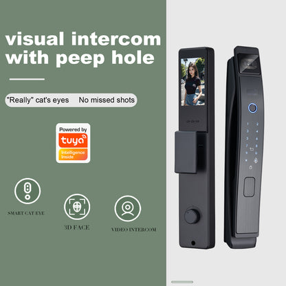 Graffiti application, smart lock, real-time video call function, security camera, fingerprint digital lock, 3D face recognition