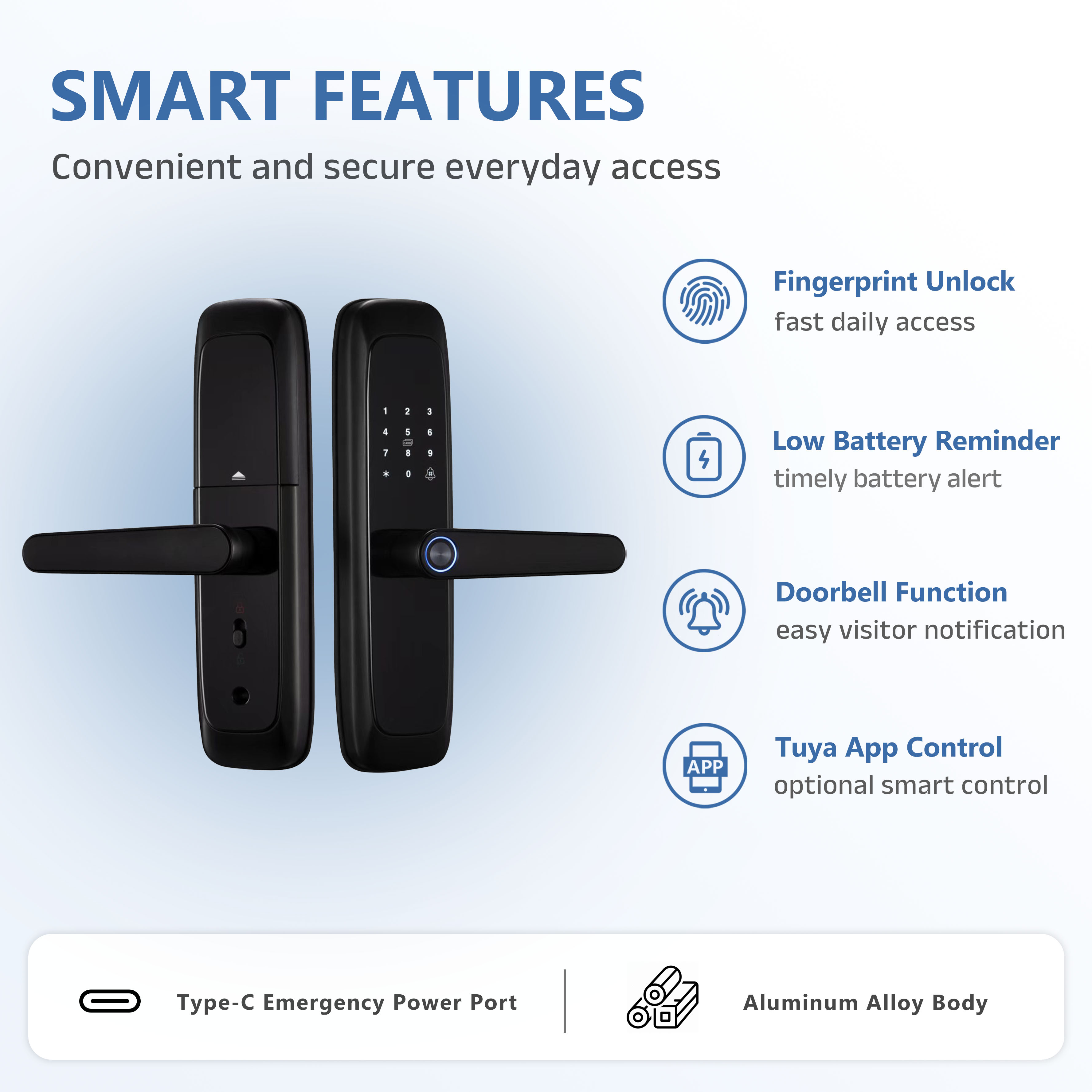 Model: K13 Smart Wooden Door Lock
