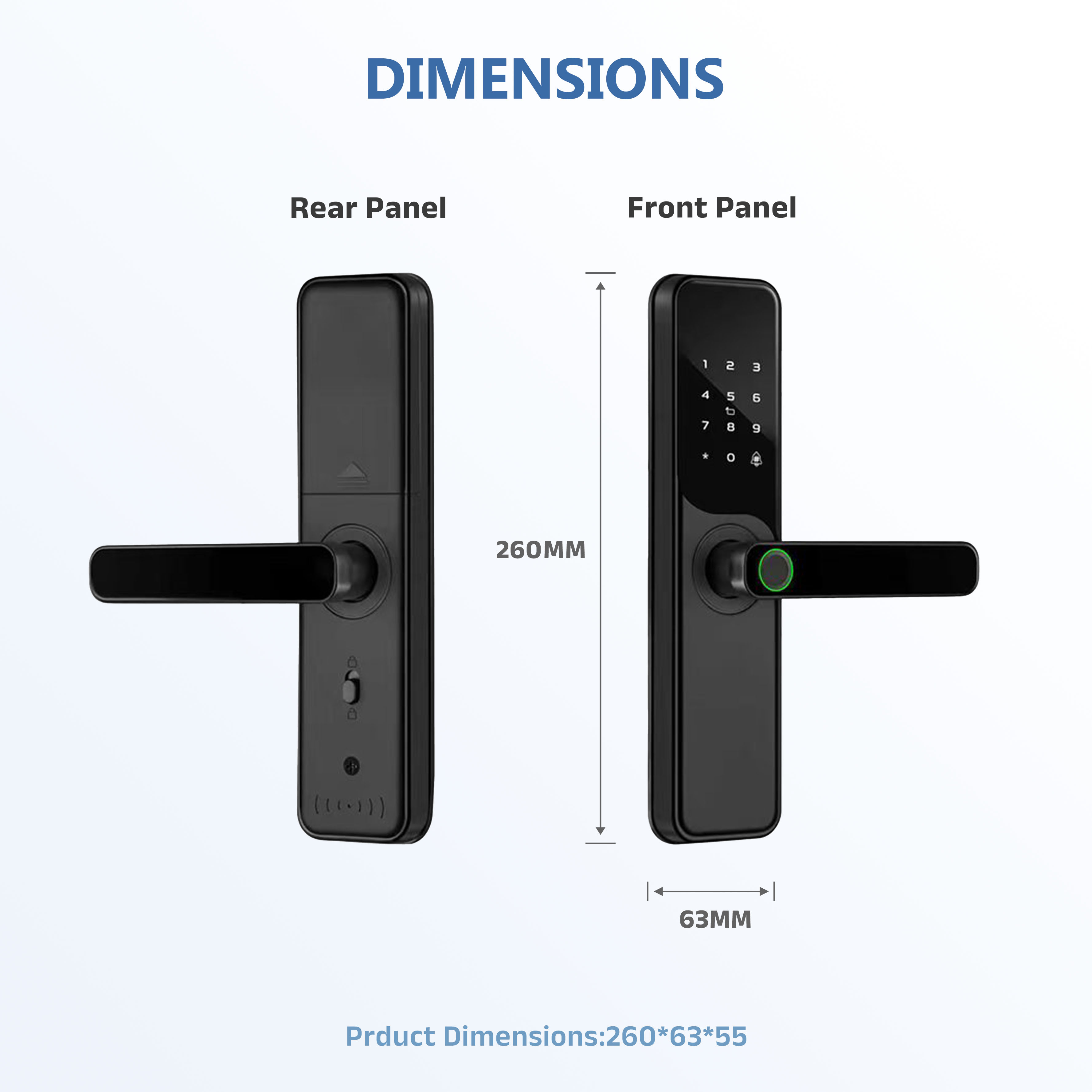 Model: K14 Smart Wooden Door Lock