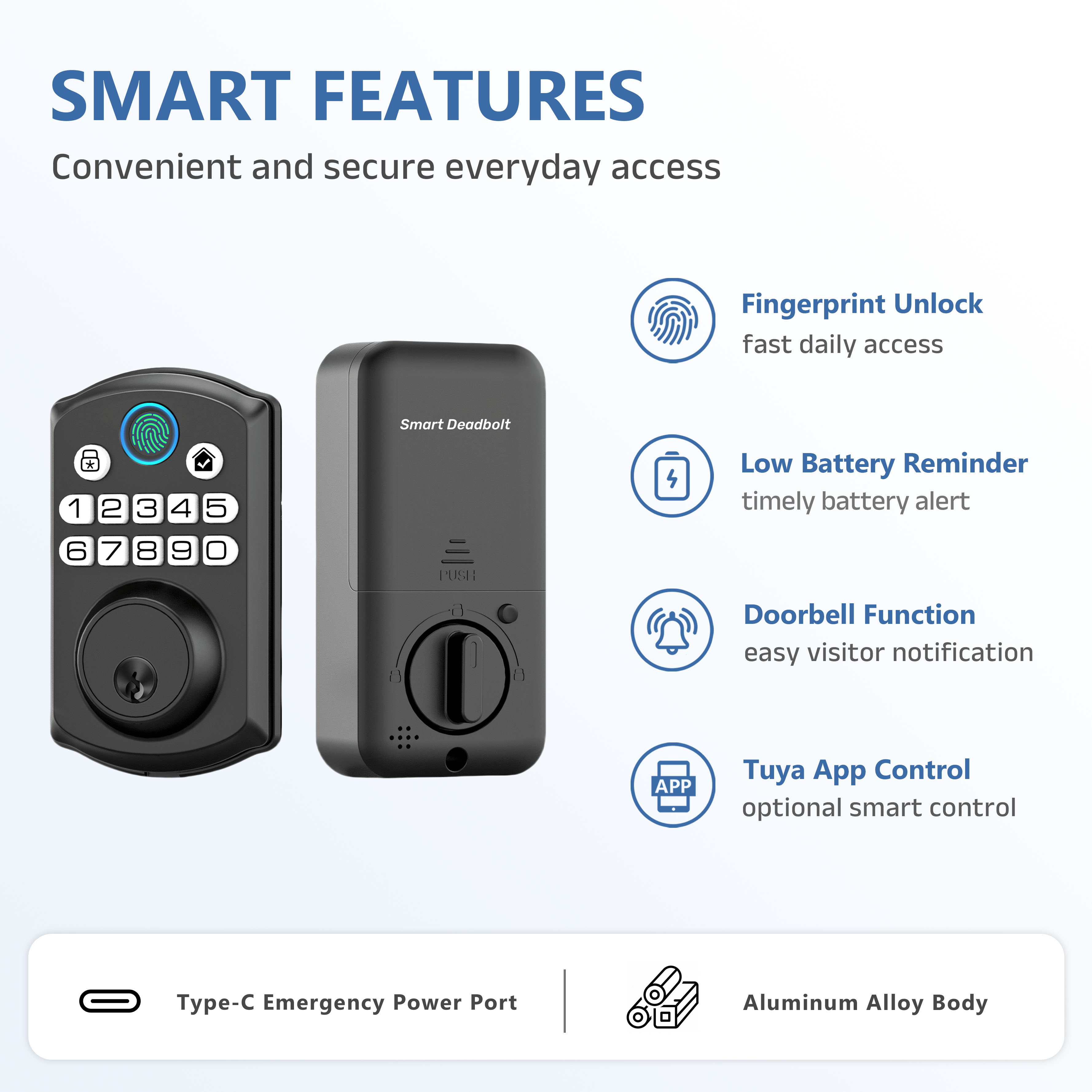 Model: M3 American Standard Fully Automatic Door Lock