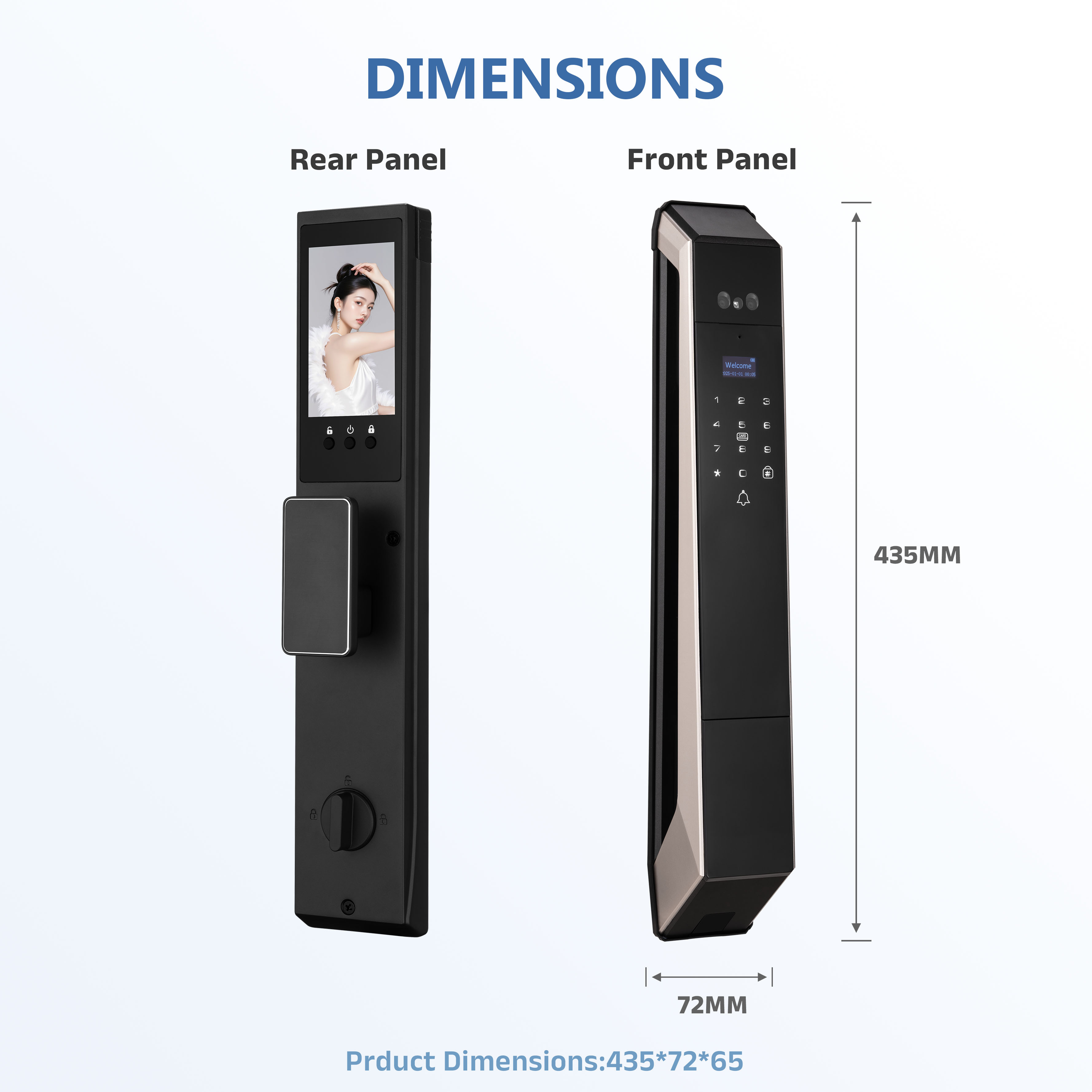 Model: KA Face Recognition Smart Lock