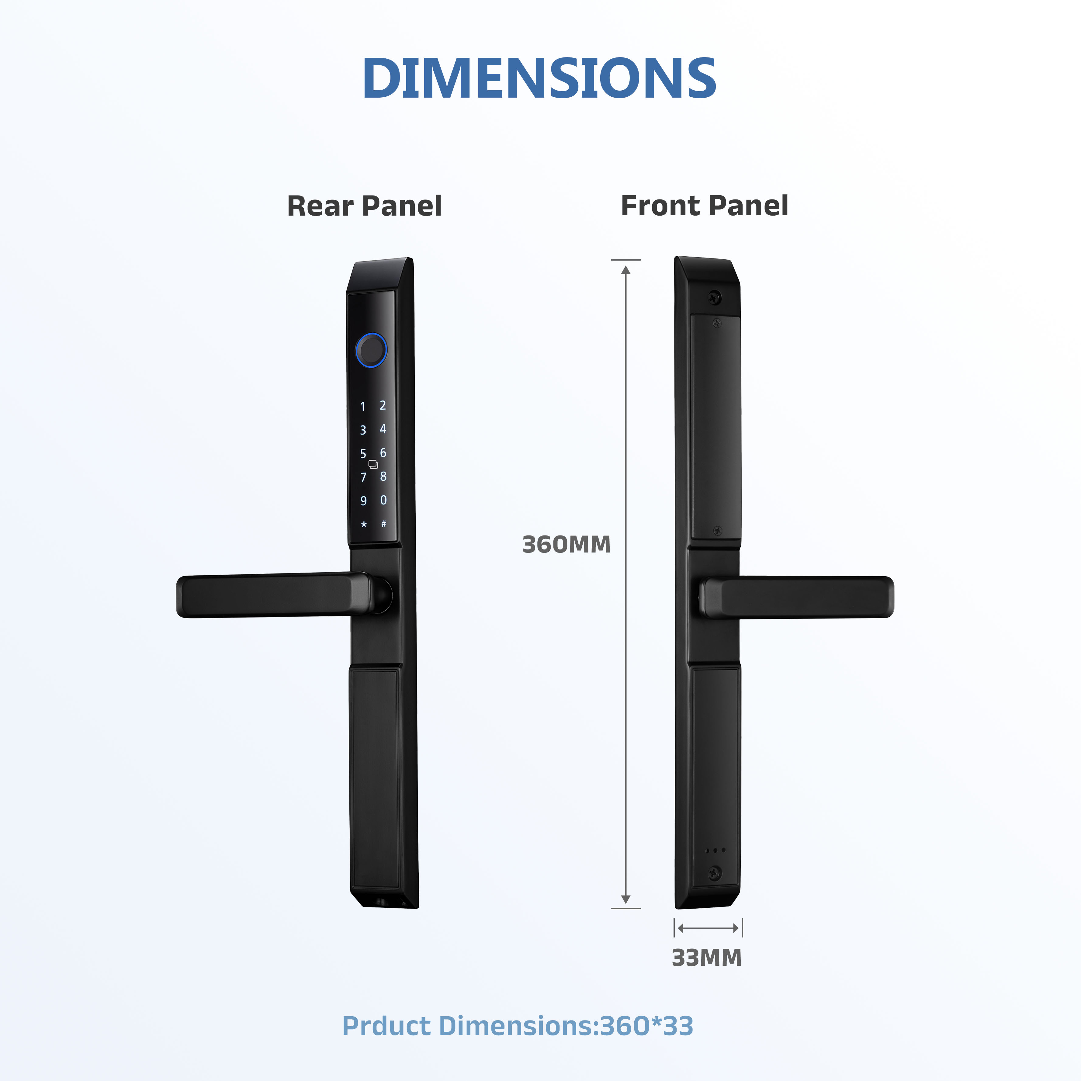 Model: K15 Outdoor Waterproof Smart Lock