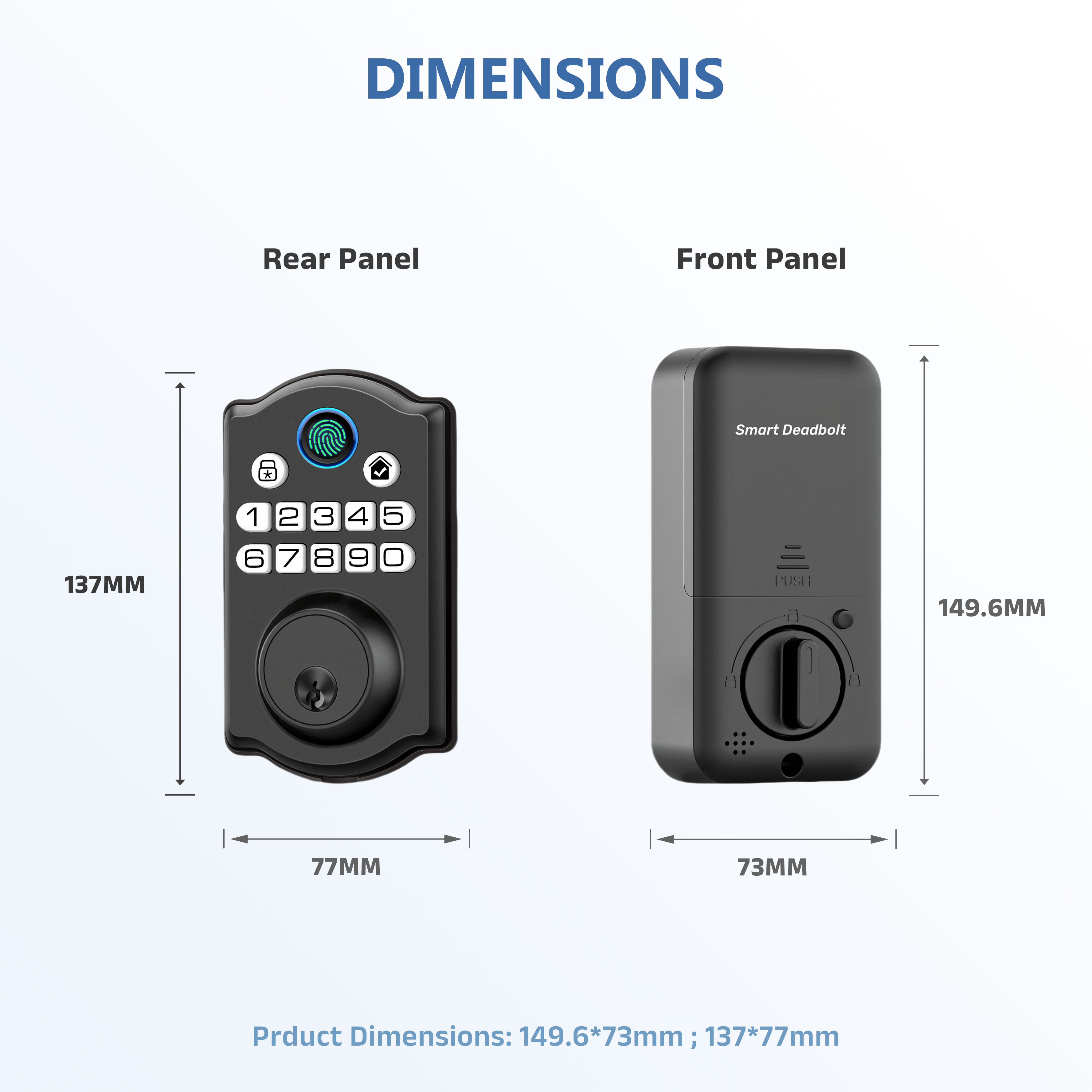 Model: M6 American Standard Fully Automatic Door Lock