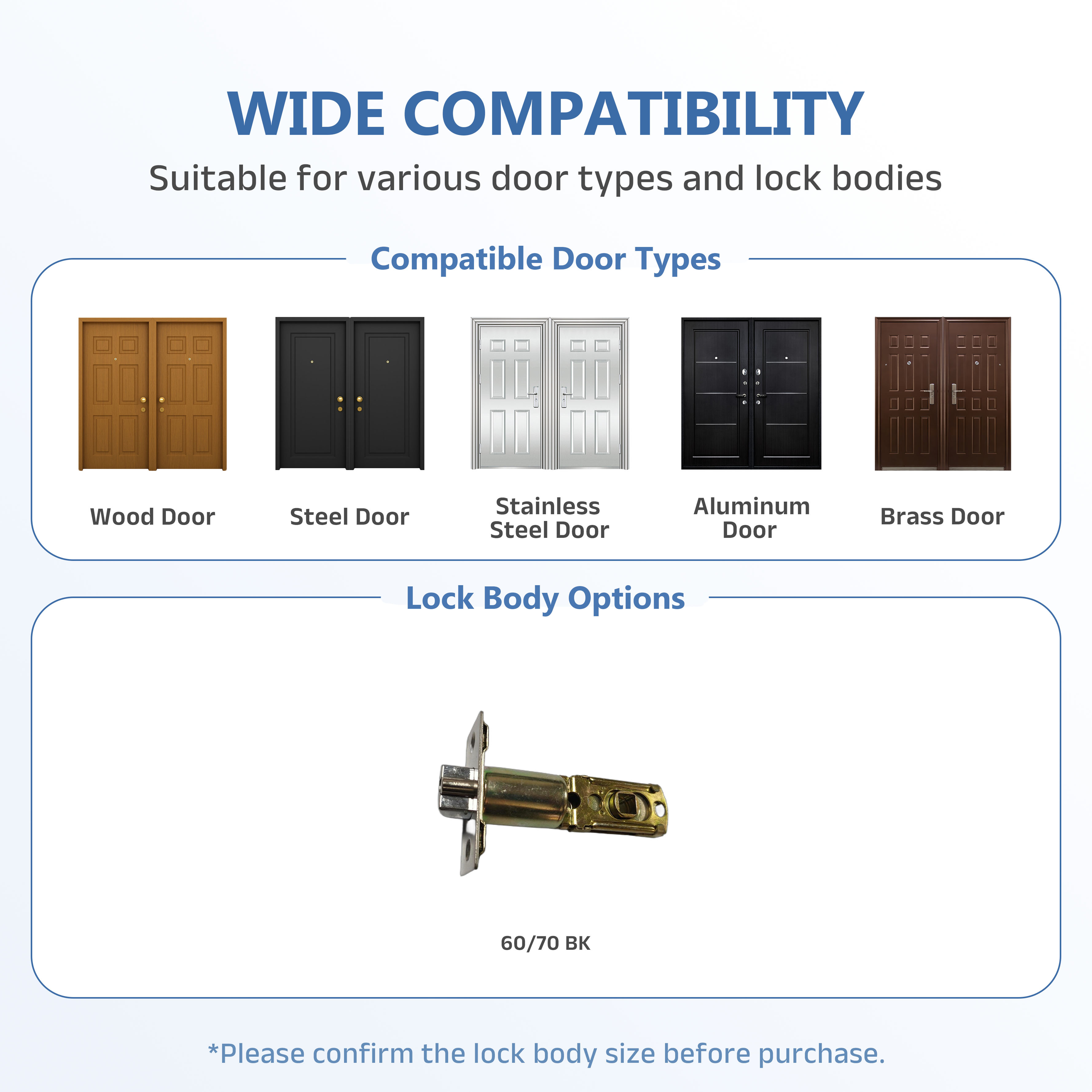 Model: S1 Smart Lock for Wooden Doors