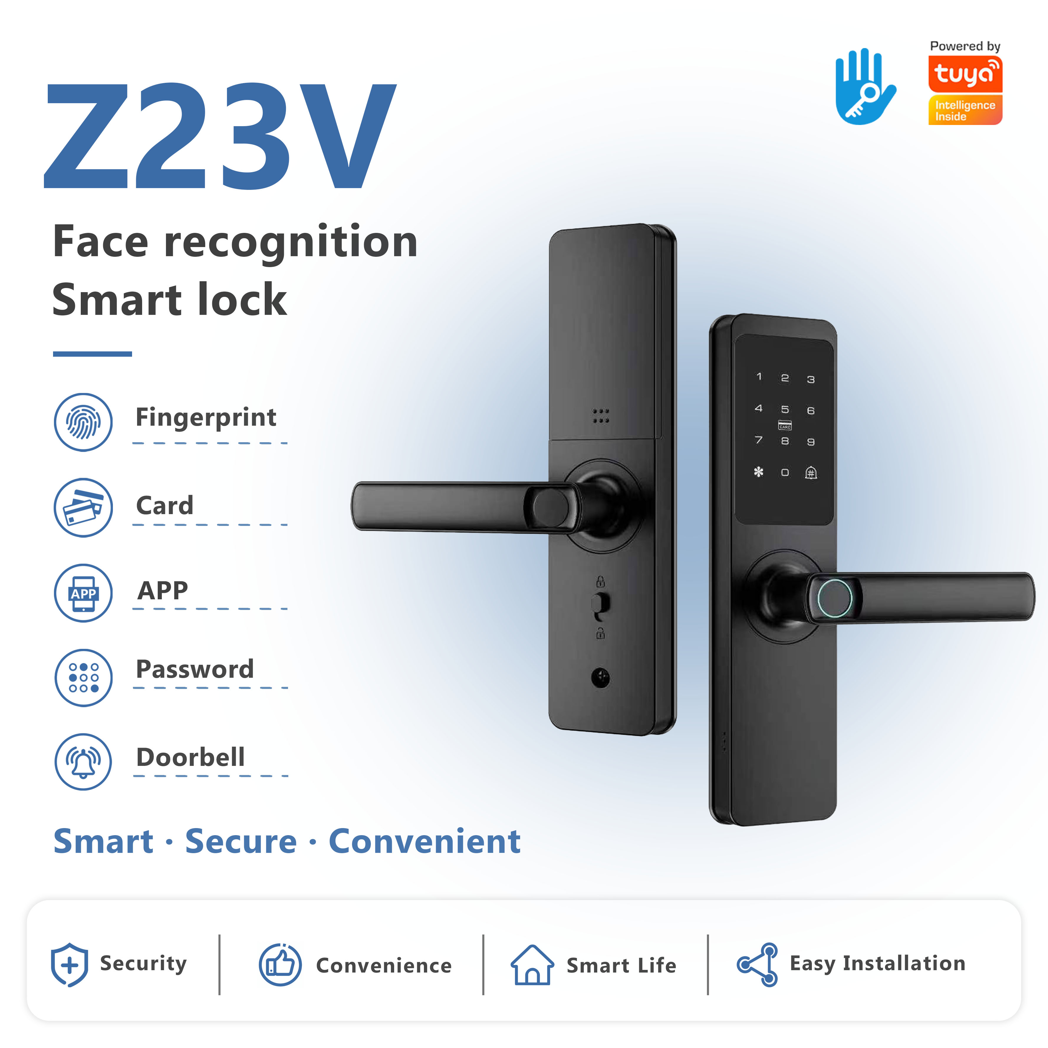 Model: Z23V Smart Wooden Door Lock