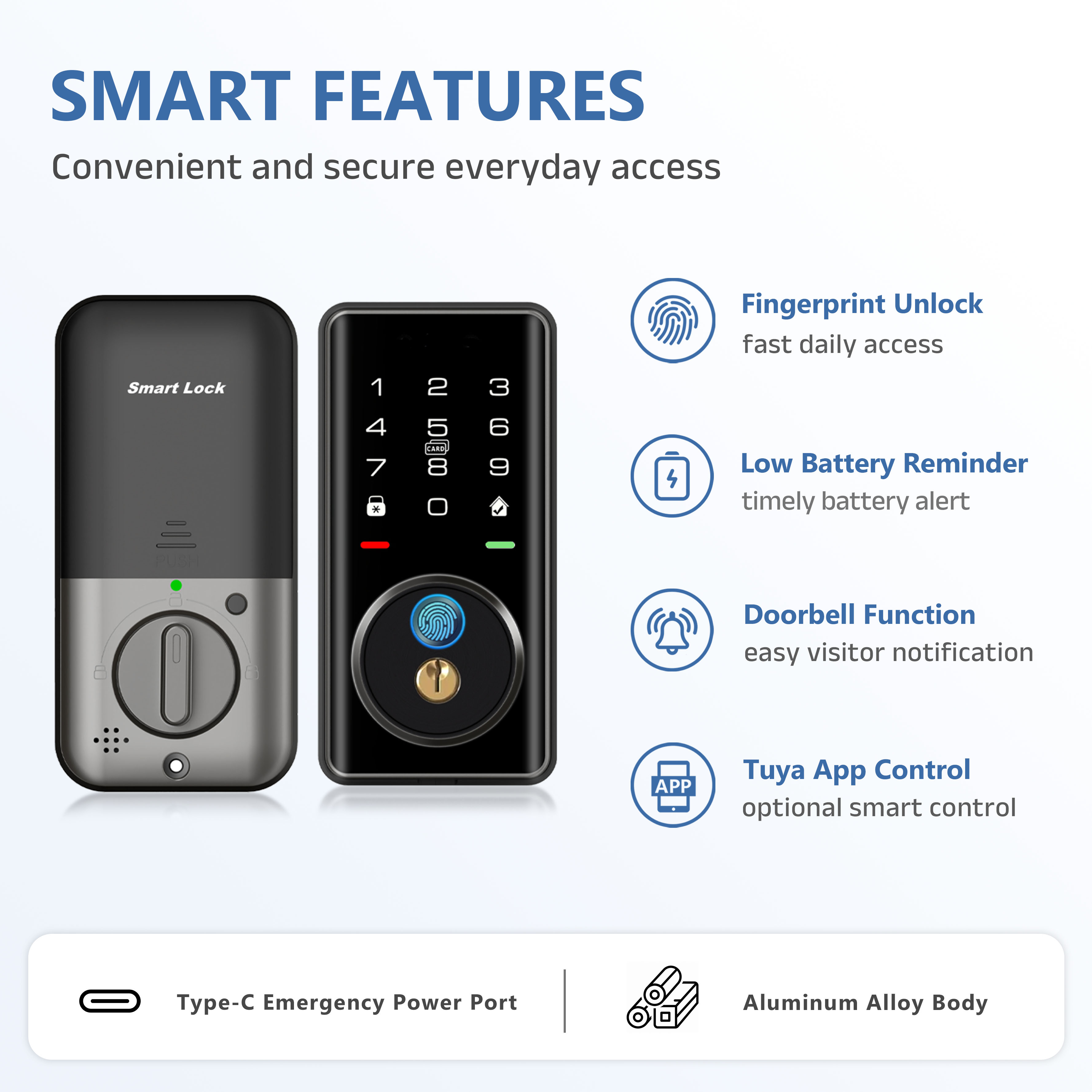 Model: T3 American Standard Fully Automatic Door Lock