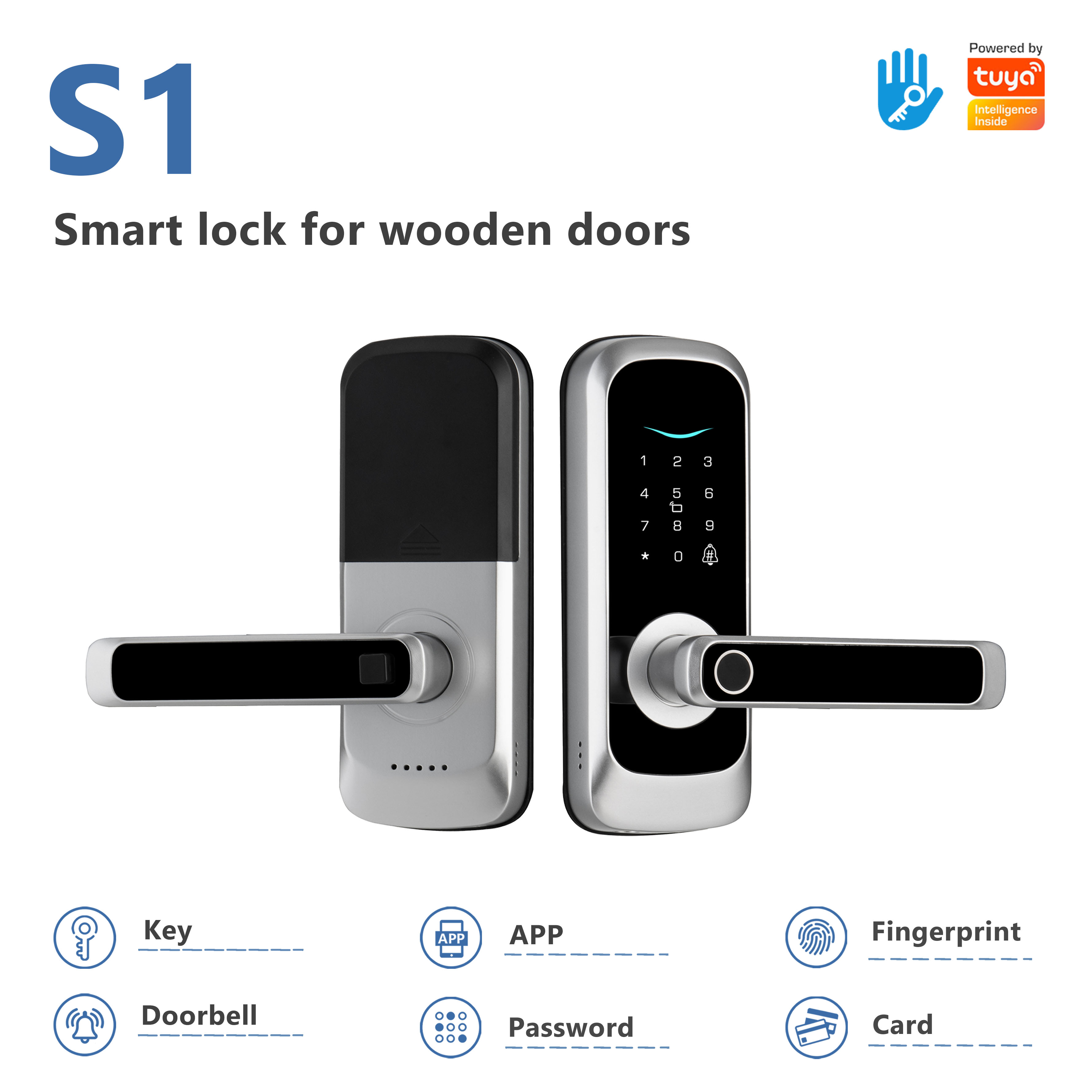 Model: S1 Smart Lock for Wooden Doors