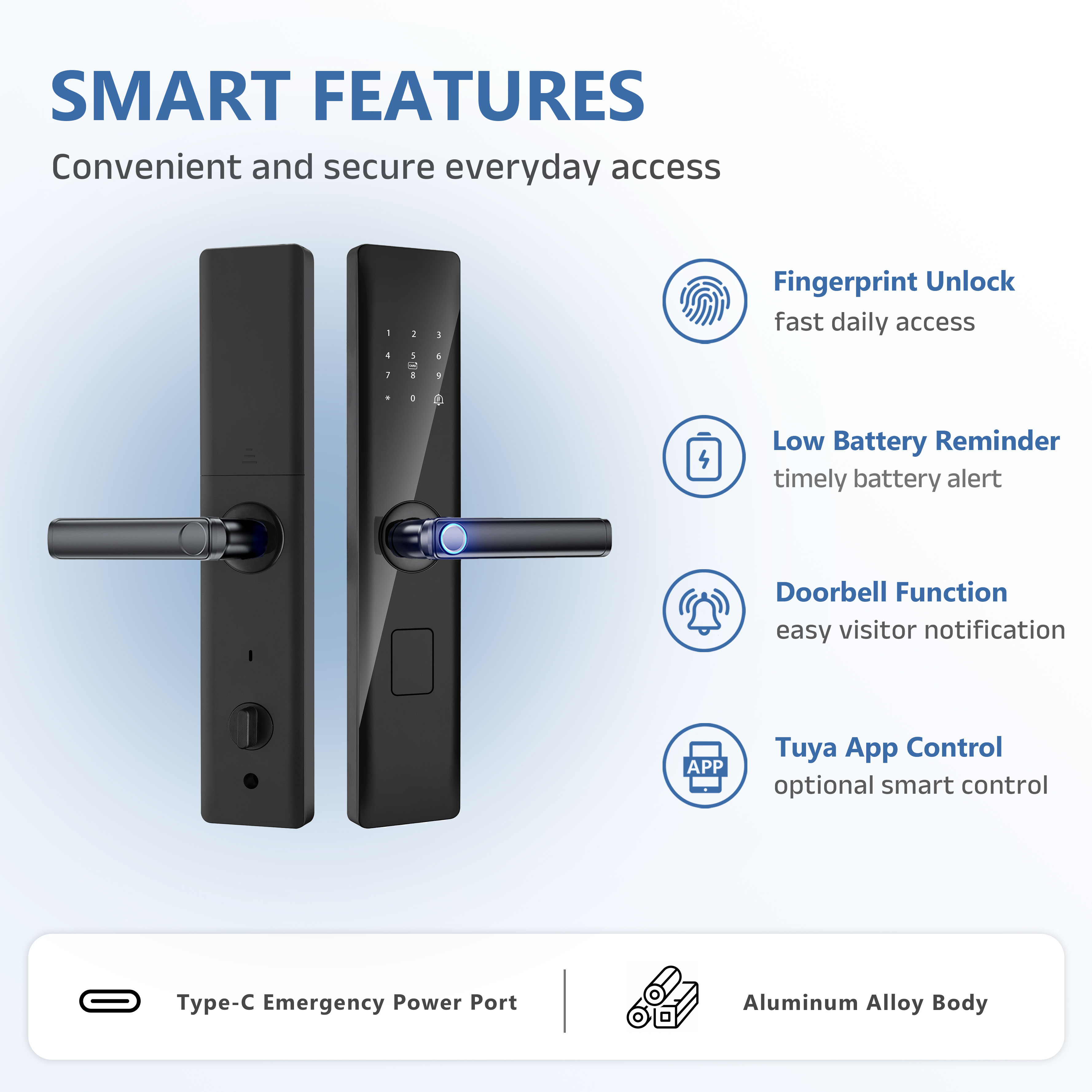 Model: Z13 Smart Security Door Lock