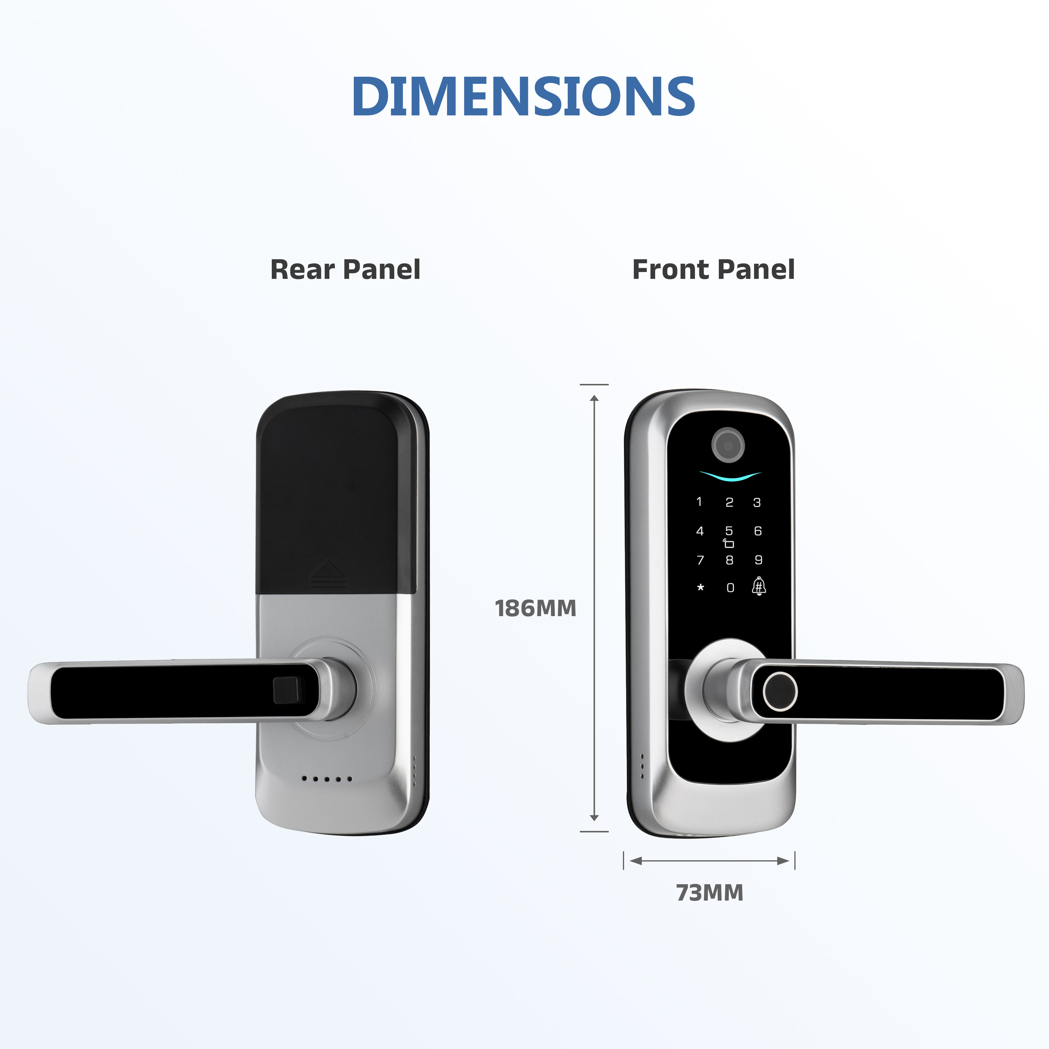 Model: S1PRO Smart Wooden Door Lock with Camera
