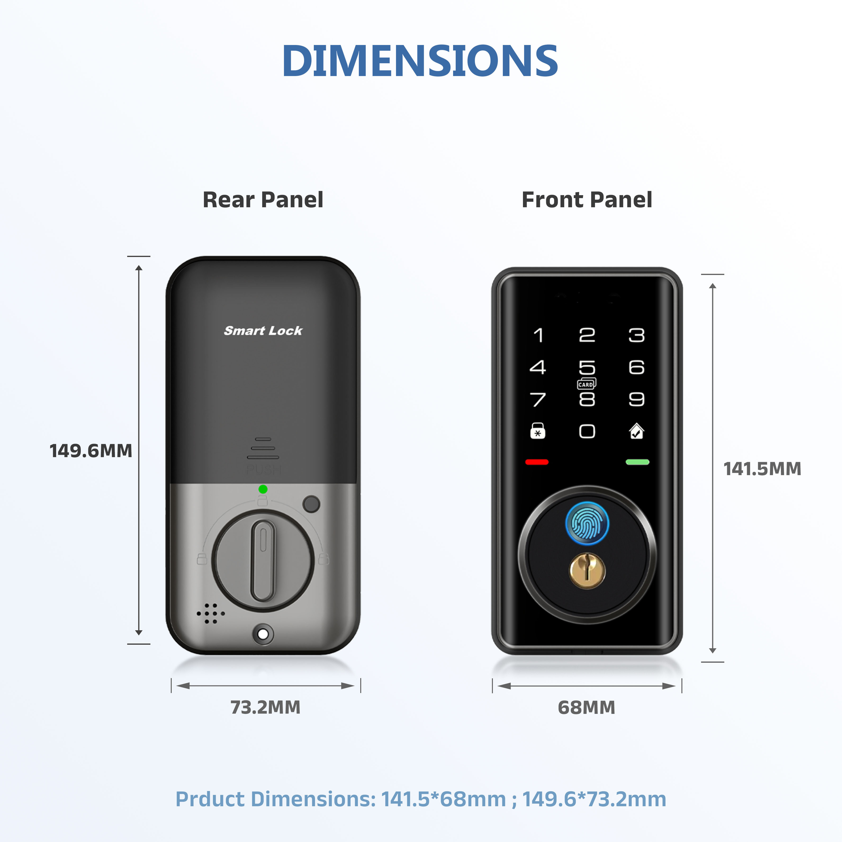 Model: T3 American Standard Fully Automatic Door Lock