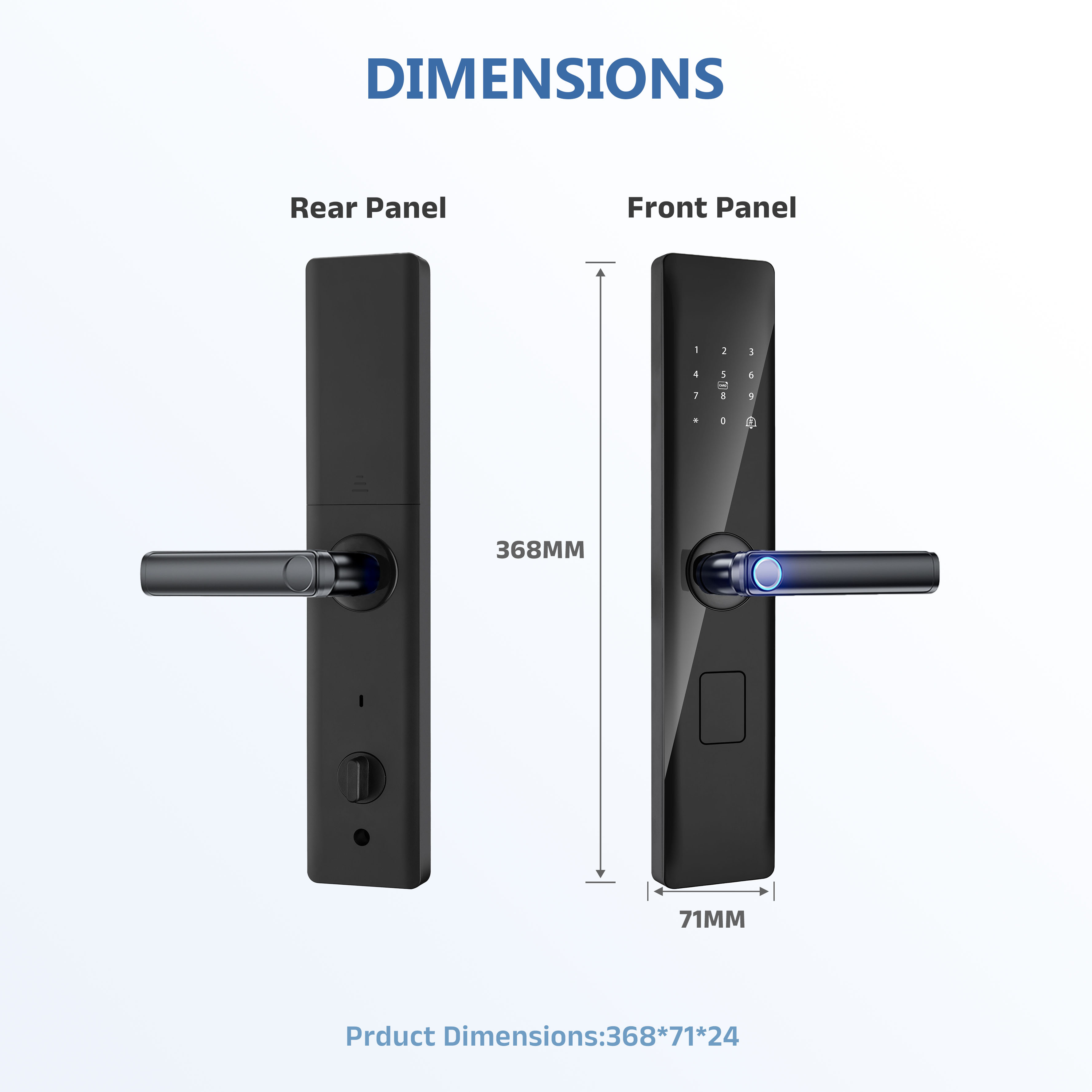 Model: Z13 Smart Security Door Lock