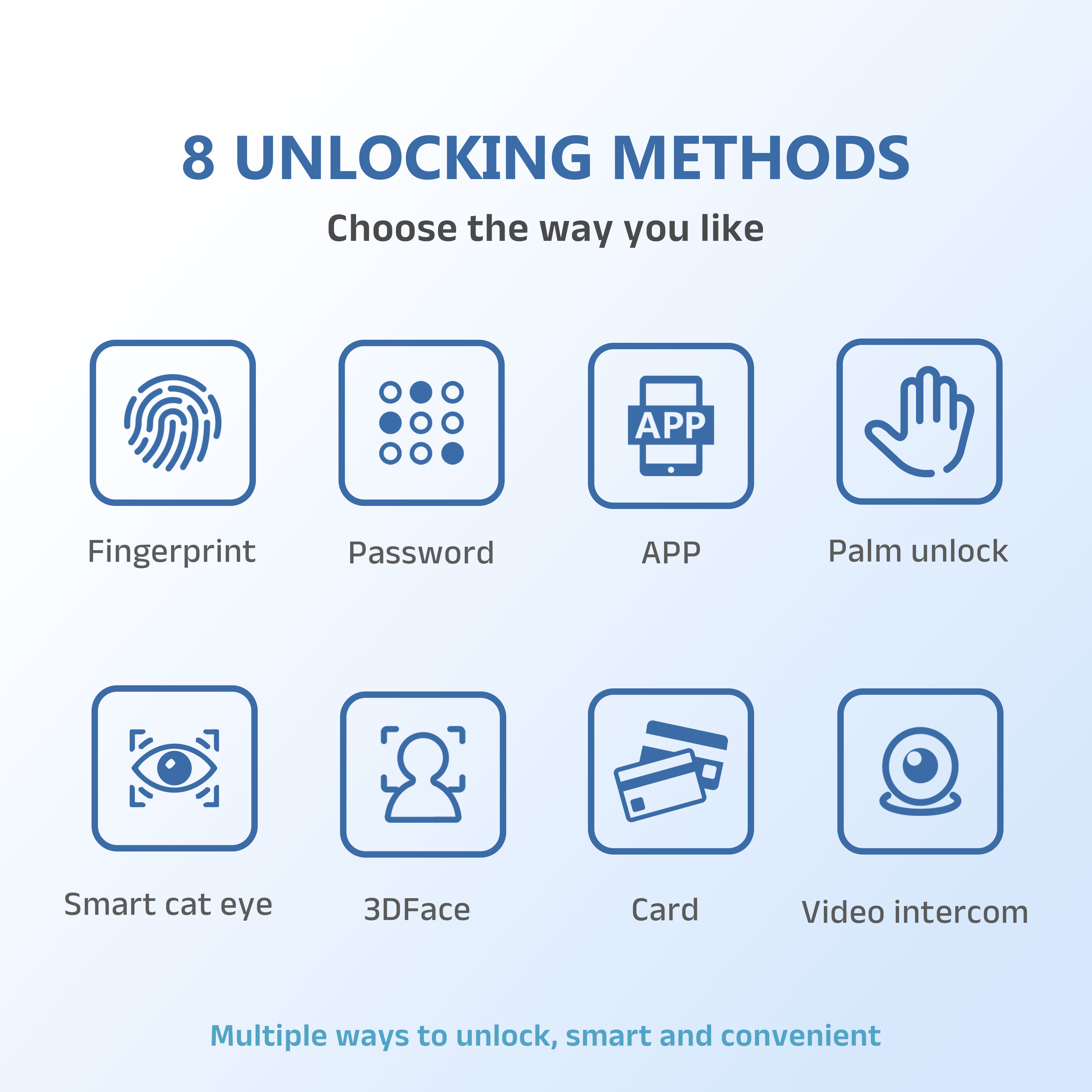 Model: K30 Face Recognition Smart Lock
