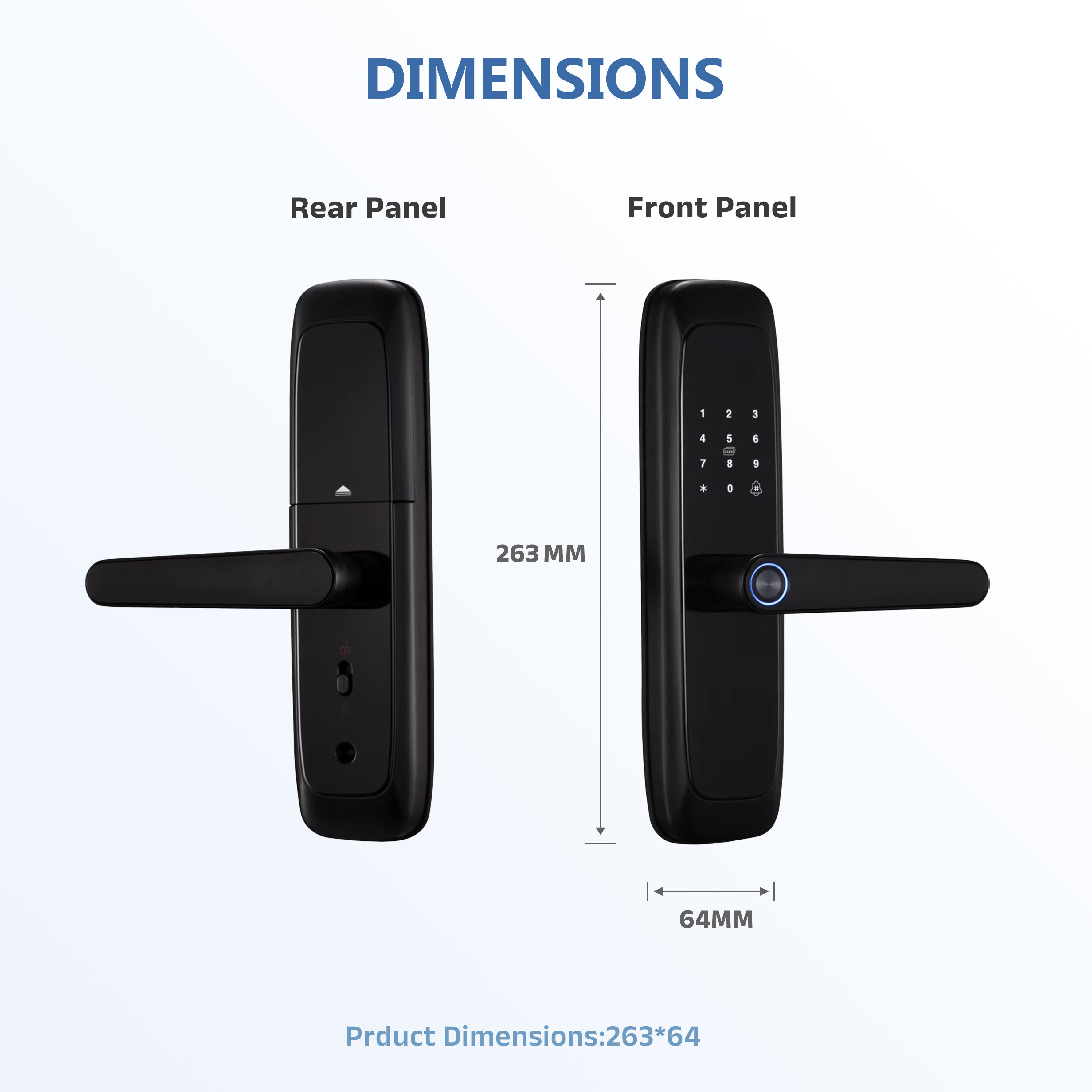 Model: K13 Smart Wooden Door Lock