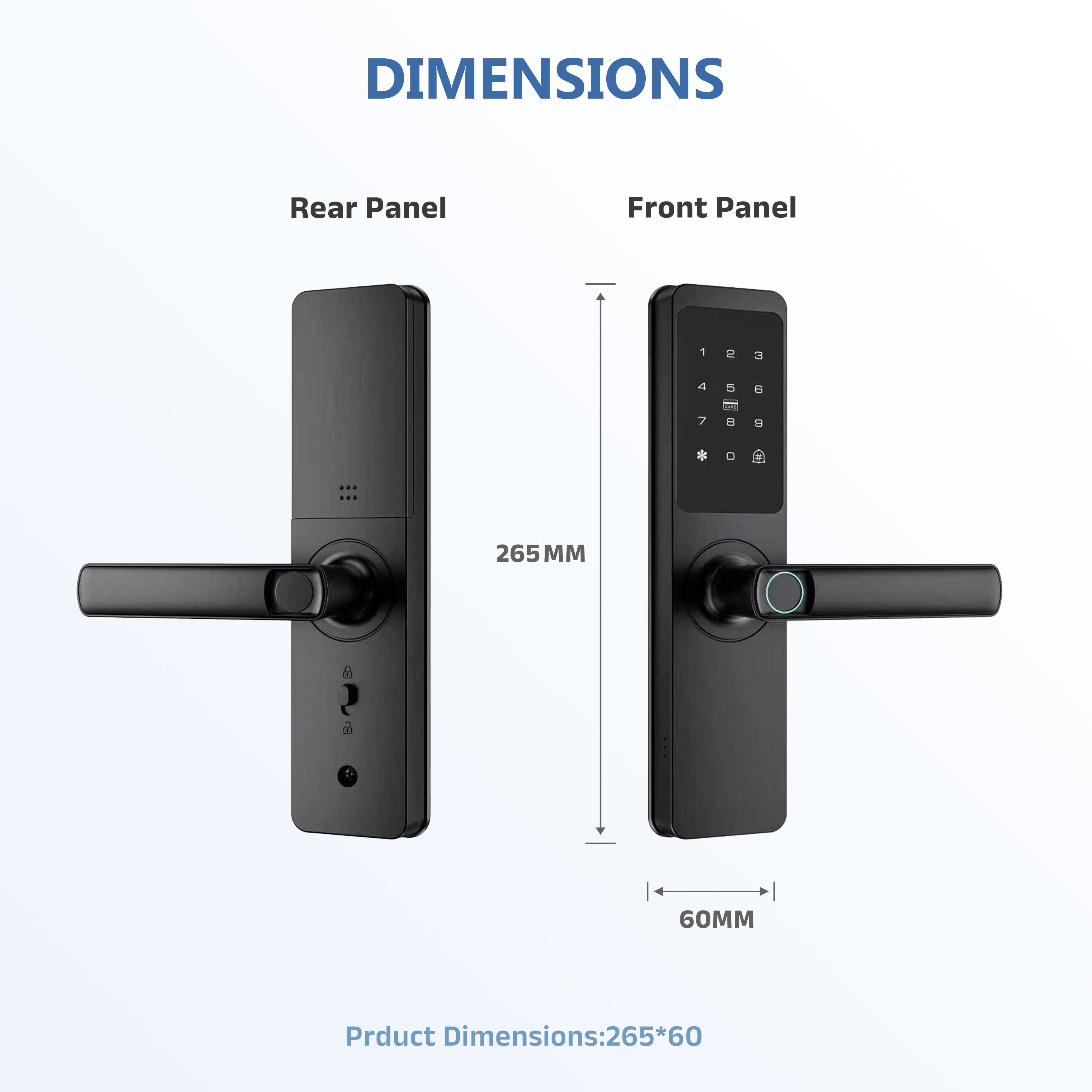Model: Z23V Smart Wooden Door Lock