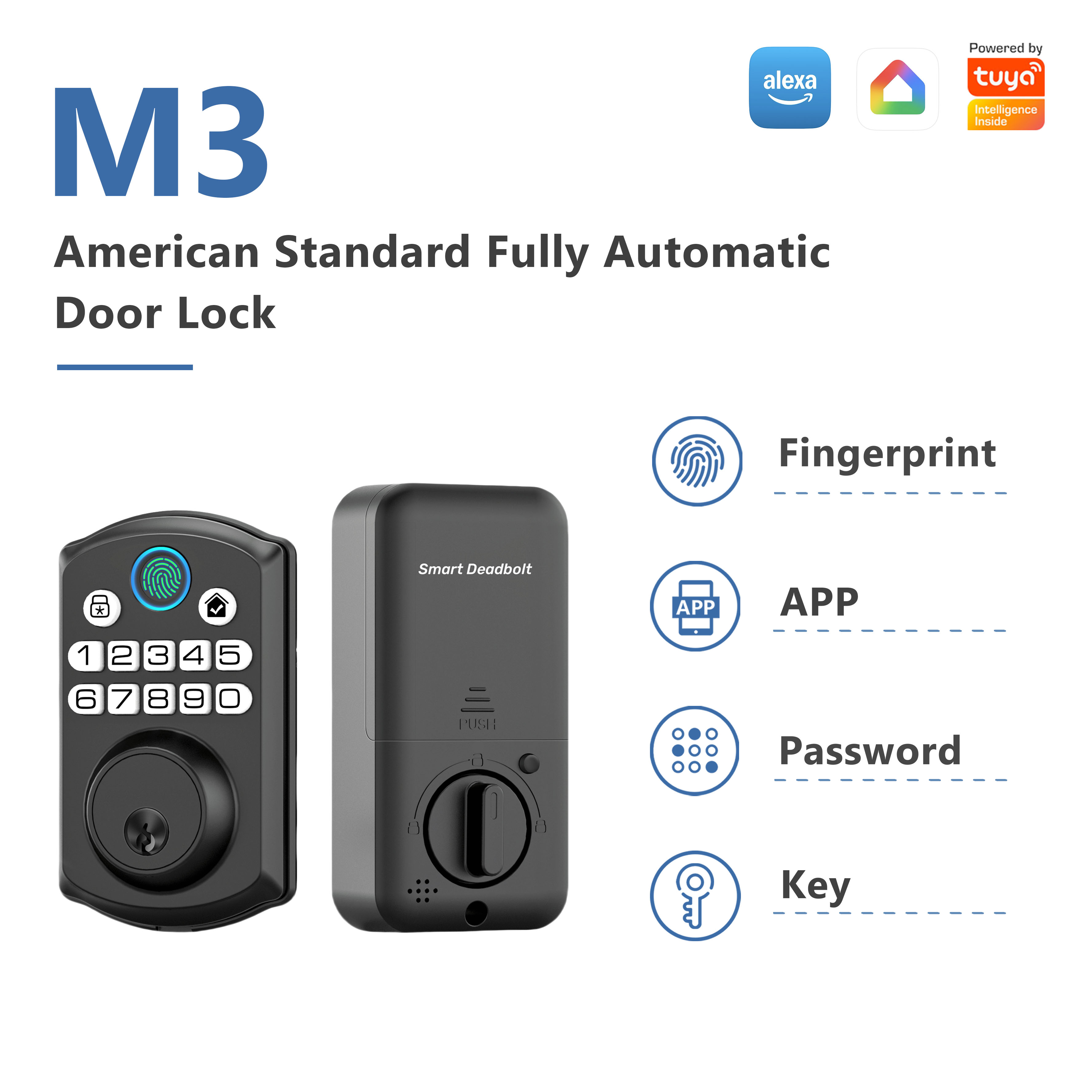 Model: M3 American Standard Fully Automatic Door Lock