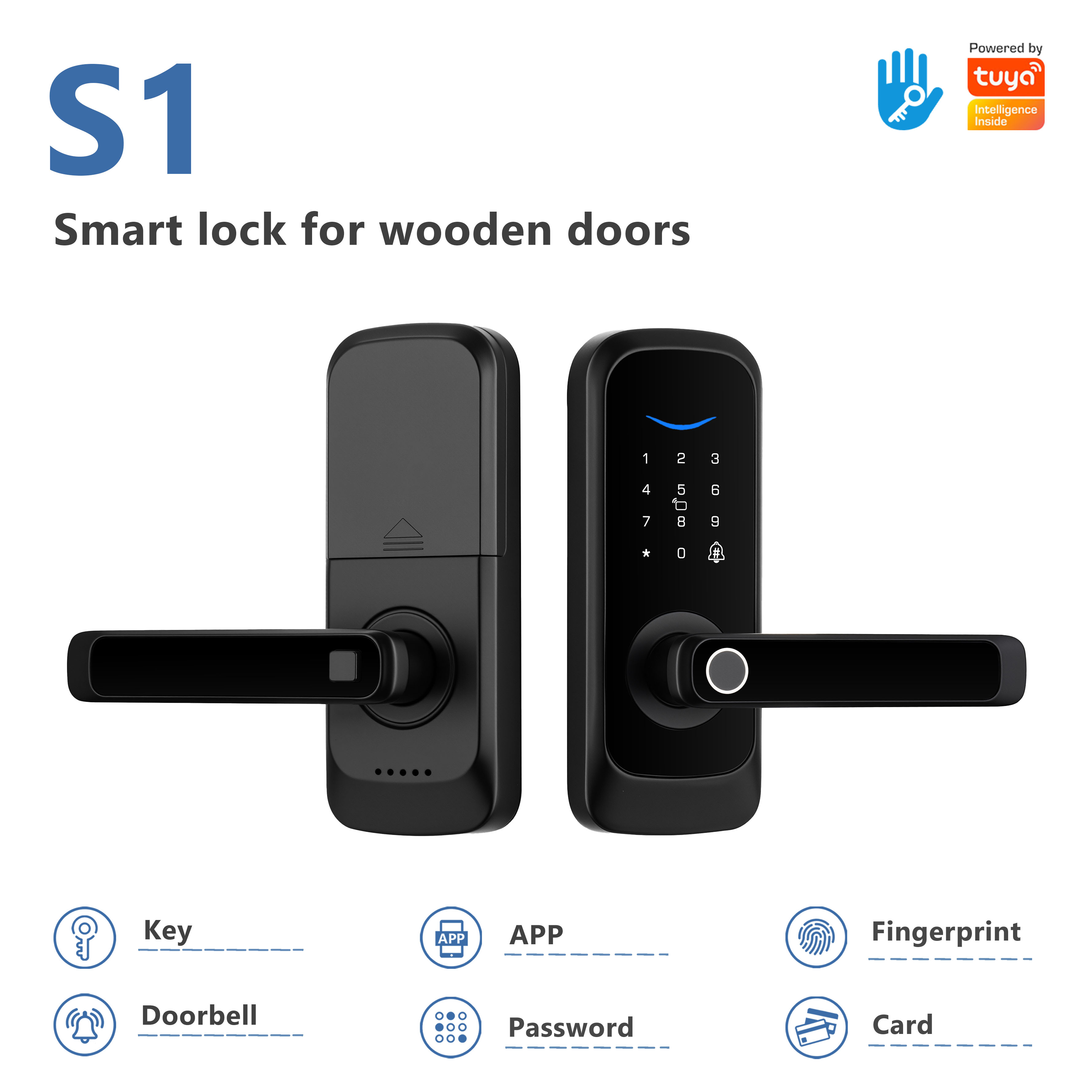 Model: S1 Smart Lock for Wooden Doors